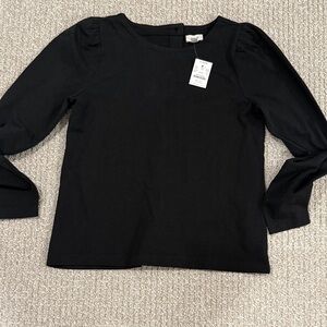 Black Long Sleeve Top